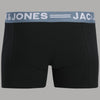 Pacco 3 Boxer Uomo Jack & Jones in Cotone Nero Elastico