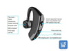 Pack 5 Auricolare Bluetooth Wireless Mono con Microfono HD CVC8.0 Riduzione del Rumore Ruotabile 270° Destro Sinistro