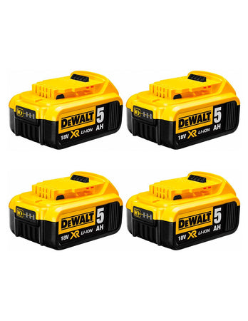 Pack da 4 batterie DeWALT DCB184P4 (18V - 5,0 Ah)
