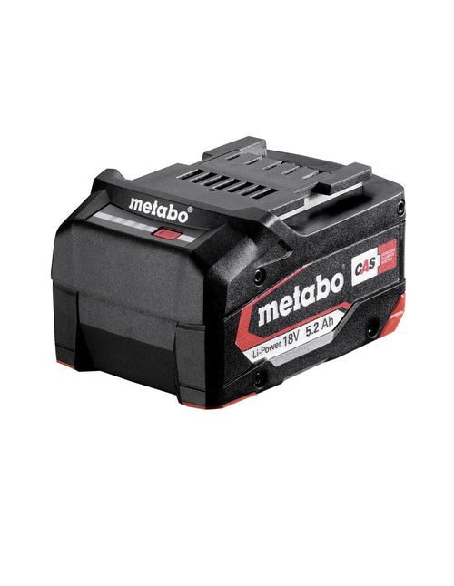 Pack da 6 batterie METABO 18V 5,2 Ah LI