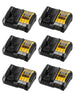 Pack da 6 caricabatterie DeWALT DCB1104-6 (DCB1104 - 12V 18V)