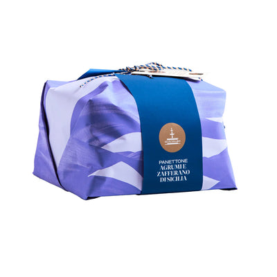 Panettone agrumi e zafferano | Lievitazione naturale 36 ore | Fiasconaro, Sicilia | 1kg
