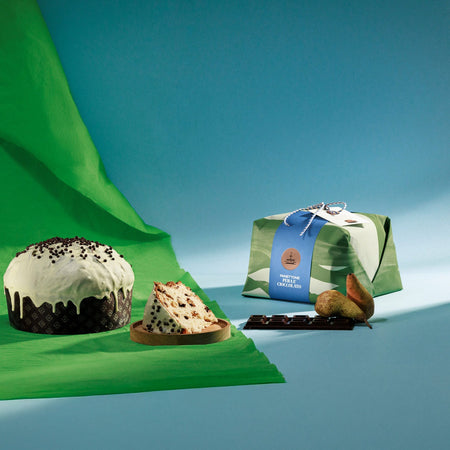 Panettone pera e cioccolato | Lievitazione naturale 36 ore | Fiasconaro, Sicilia | 1kg