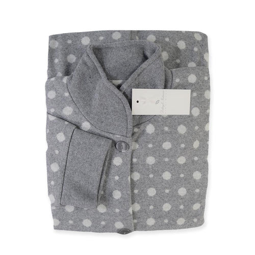 Dettagli Notturni Vestaglia Invernale con Bottoni da Donna Porzia S40 - Passarelli Biancheria