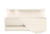 Completo Letto in Raso di puro cotone In Raso DELUXE Panna