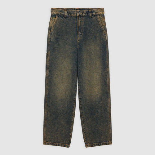 Pantaloni Dickies Madison Baggy Denim yellow fade indigo