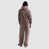 Pantaloni Wasted Paris Splinter zip Burgandy