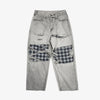 Pantaloni Wasted Paris Trompe loeil grey
