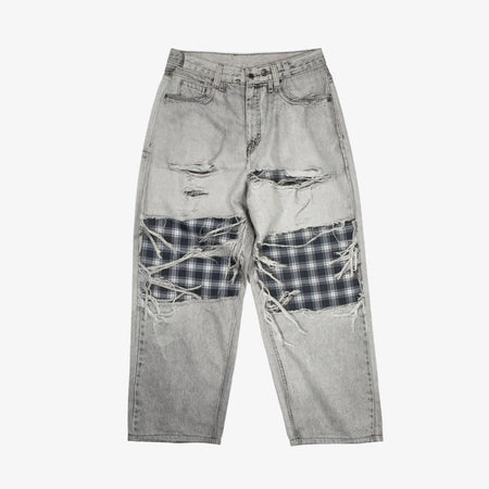 Pantaloni Wasted Paris Trompe loeil grey