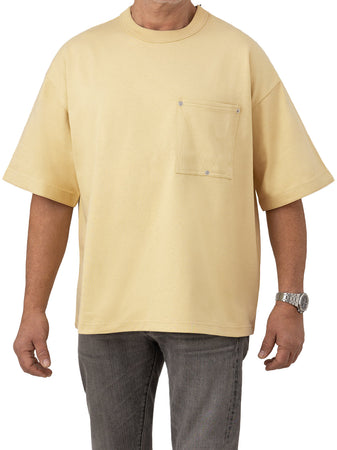 Bottega Veneta T-shirt oversize in jersey di cotone da uomo