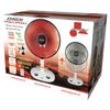 Stufa in Fibra di Carbonio Potenza 450-900W Altezza Regolabile 70-90cm Timer Oscillazione Selezionabile Inclinazione Regolabile Spegnimento Automatico Basso Consumo