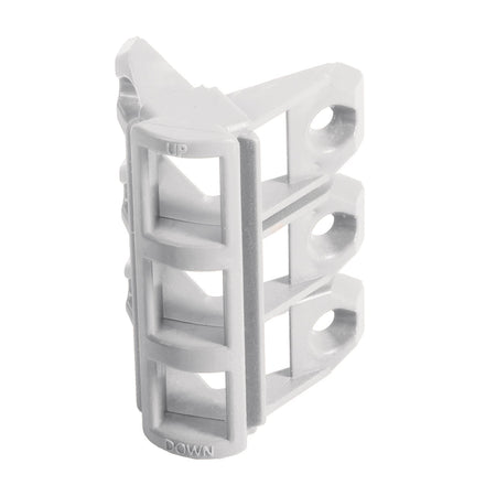 Angolo esterno per battiscopa passacavi in resina "Smile Top" pavimenti da ufficio "Made in Italy"