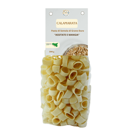Pasta Calamarata di Semola di Grano Duro