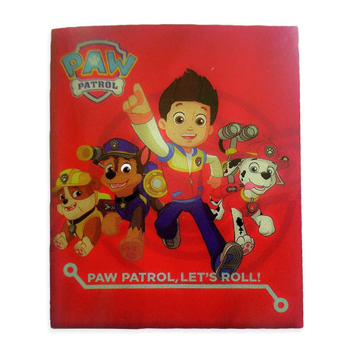 Paw Patrol Plaid Pile Originale Misura 120x150 S90 - Passarelli Biancheria