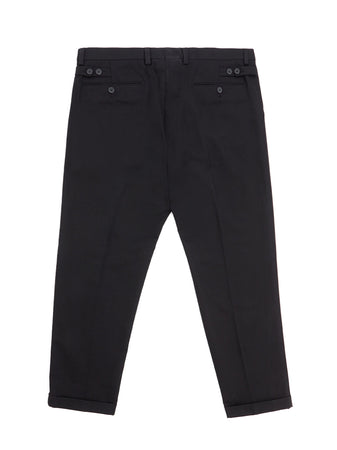 Dolce & Gabbana Pantaloni Chino Nero da uomo