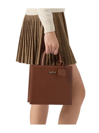 MC2 SAINT BARTH borse a spalla donna mc2 saint barth - shop bag midi leather 18 - cognac da donna