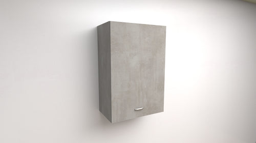 Pensile 90x30x33 Compreso di 1 Anta Spedizioni A Kit Le Misure Si intendono Altezza X Larghezza X profondità in colore cemento