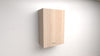 PENSILE SCOLAPIATTI H 72x L 60x P 33 COMPLETO DI SCOLAPIATTI IN ACCIAIO INOX. SPEDIZIONE IN KIT IN COLORE ROVERE