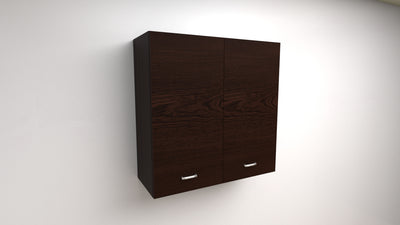 PENSILE SCOLAPIATTI H 90xL 60xP 33 COMPLETO DI SCOLAPIATTI IN ACCIAIO INOX WENGE'