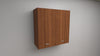 PENSILE SCOLAPIATTI H 90xL 60xP 33 COMPLETO DI SCOLAPIATTI IN ACCIAIO INOX NOCE