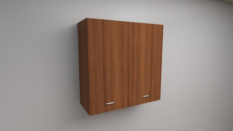 PENSILE SCOLAPIATTI H 90xL 60xP 33 COMPLETO DI SCOLAPIATTI IN ACCIAIO INOX NOCE