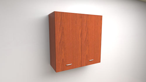 Pensile 90x90x33 Compreso di 2 Ante Spedizioni A Kit Le Misure Si intendono Altezza X Larghezza X profondità in colore ciliegio