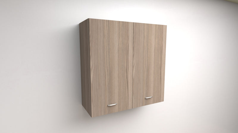 PENSILE SCOLAPIATTI H 90xL 60xP 33 COMPLETO DI SCOLAPIATTI IN ACCIAIO INOX OLMO