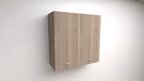 PENSILE SCOLAPIATTI H 90xL 60xP 33 COMPLETO DI SCOLAPIATTI IN ACCIAIO INOX OLMO