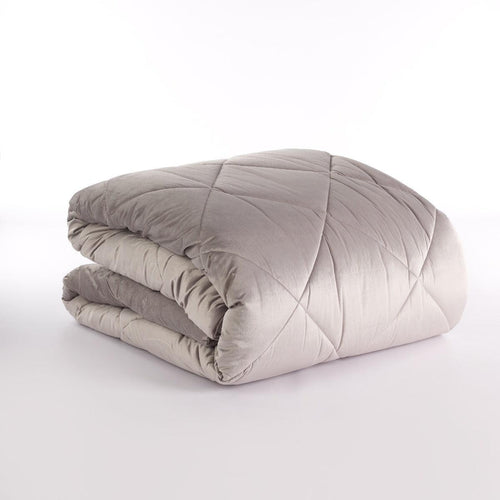 Via Roma 60 Trapunta Matrimoniale Estella in Velluto - Vari Colori S130 - Passarelli Biancheria