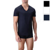 Perofil Maglia Intima da Uomo Scollo V Maniche Corte Filo Scozia VPRT00321 S29 - Passarelli Biancheria