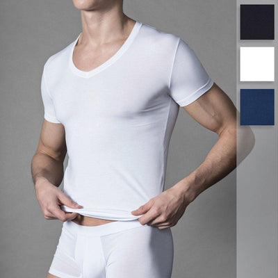 Perofil Maglia Uomo Mezze Maniche Scollo a V X Touch VPRT00015 S36 - Passarelli Biancheria