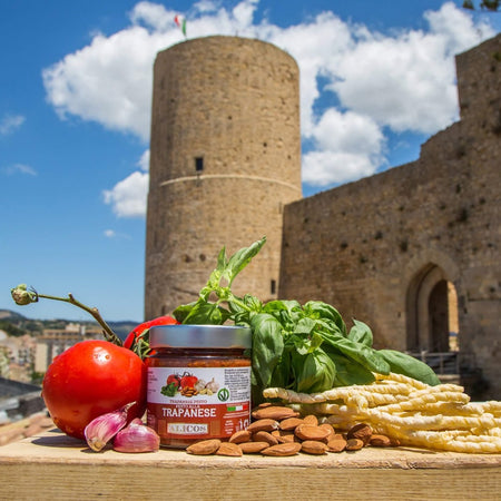 Pesto Trapanese | Artigianale - Ricetta Tradizionale | Alicos, Sicilia | 190g