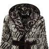 Philipp Plein Accappatoio con Cappuccio Script Moderno in Spugna