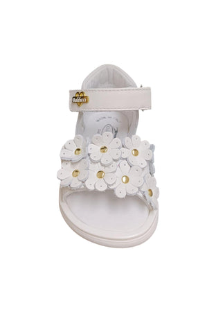 Scarpe sandalo tallonato Bambine balducci CITA  bianco velcro