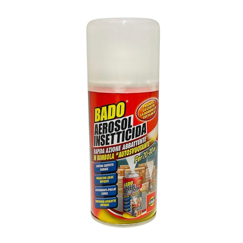 Bado Aerosol Insetticida ml.150 Linfa Rapida Azione Abbattente in Bombola “Autosvuotante”