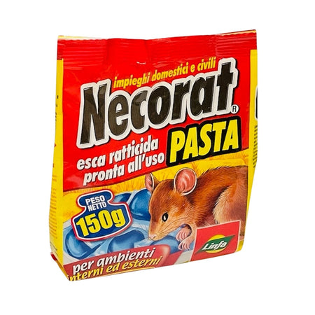 Necorat Pasta gr.150 Esca Ratticida Pronta All’Uso  Linfa