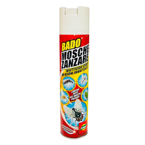 Bado Mosche Zanzare ml.400 Linfa Insetticida Spray ad Azione Abbattente
