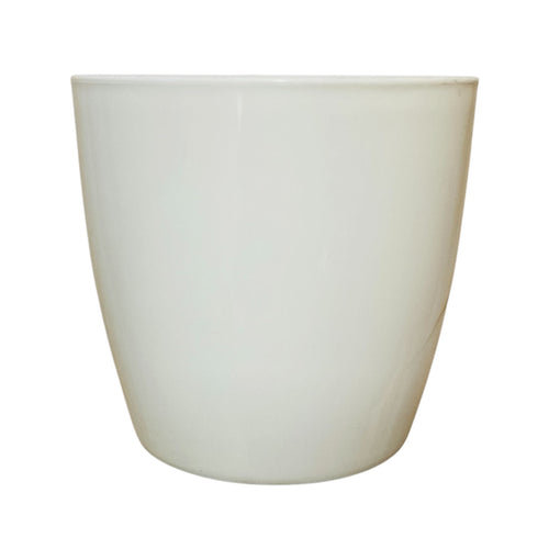 Vaso Lucido Tondo Mod. Nike D.22 Bianco