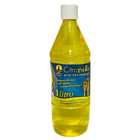 Olio 100% Vegetale Al Profumo Di Citronella Lt.1