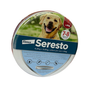 Seresto Collare Antiparassitario Per Cani Oltre Gli 8 Kg.