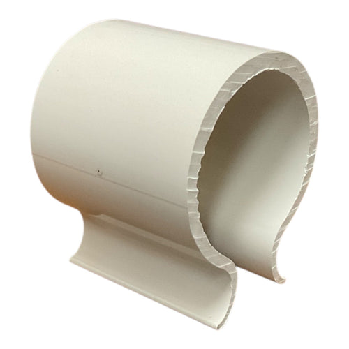 Clips In Pvc Fermatelo per Tubo d. 11/2 - mm.50 Fissaggio Plastica Serra Agrintech