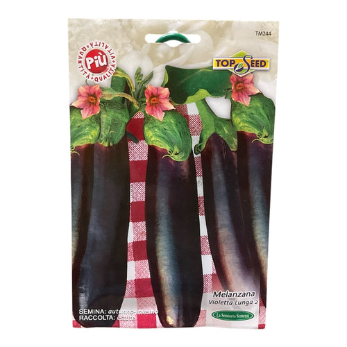 Melanzana Violetta Lunga 2 Semi La Semiorto Sementi