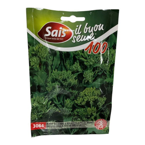 Rapa da Cime o Broccoletti di Rapa Novantina a Testa Grossa gr.100 SAIS