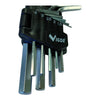 Serie Chiavi a Brugola Esagono Cromo Vanadio 9 Pezzi Supp 1,5-10 mm Vigor