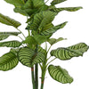 Pianta Artificiale da interno ed esterno Calathea Bell con vaso h 115 cm