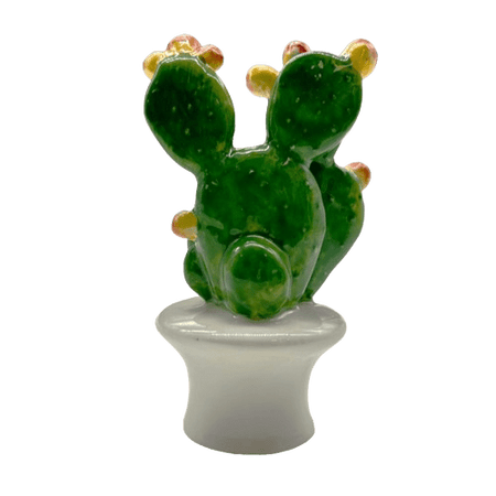 Piantina di Fichi D'india in Ceramica Siciliana