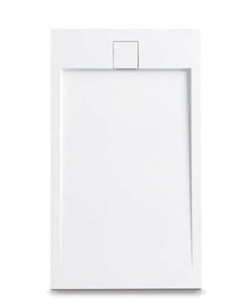Piatto Doccia Mineralmarmo Bianco Effetto Roccia Spessore 2,3cm - Shopbagno.it