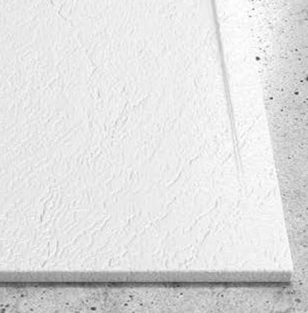 Piatto Doccia Mineralmarmo Bianco Effetto Roccia Spessore 2,3cm - Shopbagno.it
