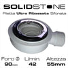 Piatto Doccia Solidstone Mineral Marmo Grafite H2.8cm Effetto Ardesia - Shopbagno.it