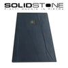 Piatto Doccia Solidstone Mineral Marmo Grafite H2.8cm Effetto Ardesia - Shopbagno.it